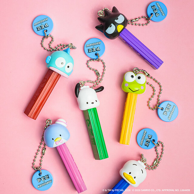 PEZ×はぴだんぶい マスコット