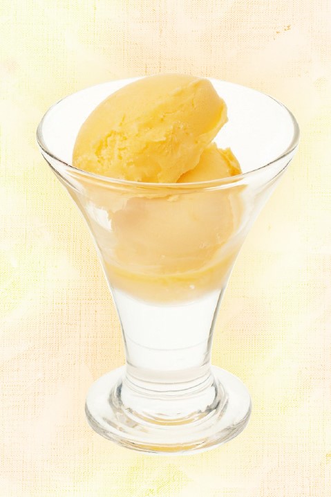  マンゴーのソルベ