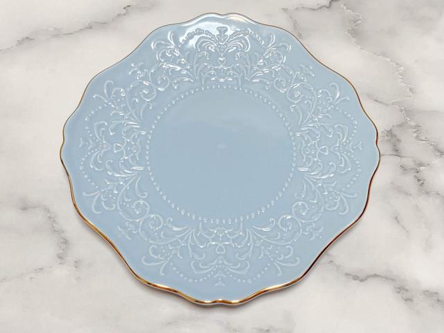 【Francfranc（フランフラン）】ヴォワール プレート S ライトブルー／税込800円