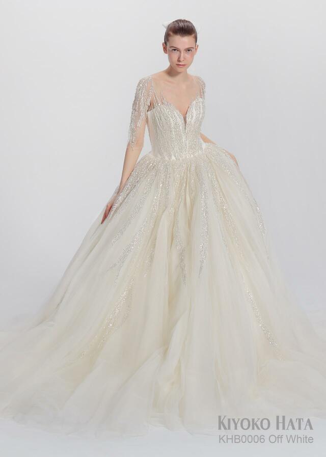 「KIYOKO HATA」新作ウェディングドレス KHB0006_OffWhite