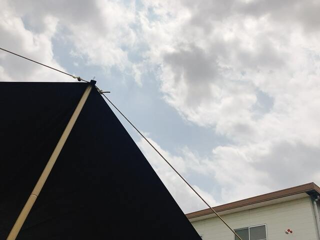 【ワークマン レジストスクエアタープ】耐水圧2500mmを実現しています