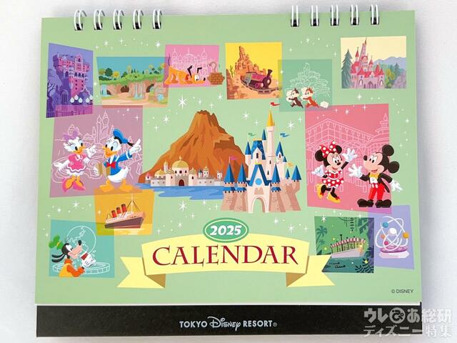 東京ディズニーリゾート　2025 カレンダー（卓上）