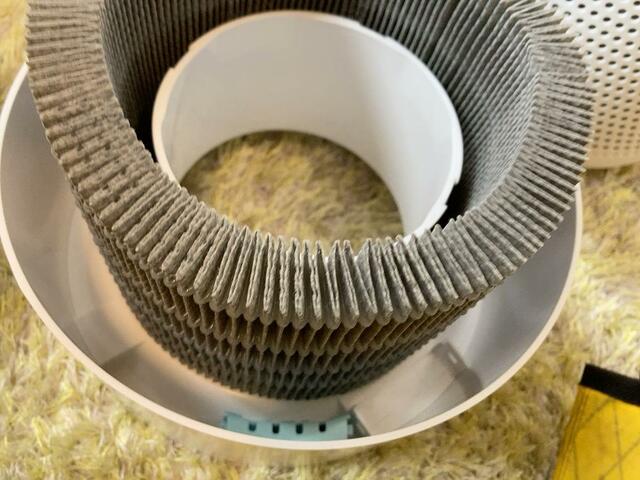 【アイリスオーヤマ 加湿空気清浄機】プレハブ洋室の場合、7畳の広さの加湿空気清浄ができるそうです