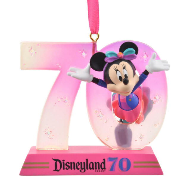 ミニー オーナメント DISNEYLAND RESORT 70TH CELEBRATION 2,800円