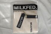 【MILKFED.】新発売のトートバッグはB4サイズも入る大容量！ロゴストラップもついてくるよ♪