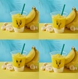 「LOONEY TUNES バナナフルーツミックス＆ヨーグルトスワークル（R）」＜Tallサイズのみ：690円（税込）＞【LOONEY TUNES×タリーズコーヒー」