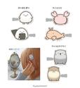 『なんでもいきもの』【NEW】アクリルヘアクリップ（3種）各880円(税込)  サイズ（最大約）：H39×W55×D5mm  左右どちらにもつけられる、便利な2個セット