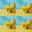 「LOONEY TUNES バナナフルーツミックス＆ヨーグルトスワークル（R）」＜Tallサイズのみ：690円（税込）＞【LOONEY TUNES×タリーズコーヒー」