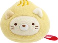 【すみっコぐらし】「てのりぬいぐるみ ねこ(カレーまん)」¥1,100