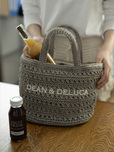 【DEAN ＆ DELUCA | BEAMS COUTURE　クロッシェバスケットバッグ】サイズは2種類！Sサイズはちょっとしたお買い物に最適です◎