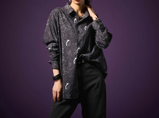 ユニセックスフェイスプリントシャツ「ヴィランズ」|¥ 6,990 (税込)