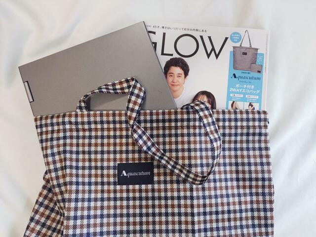 雑誌、ノートパソコンも入るサイズ