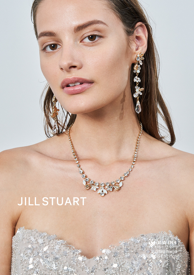 【JILL STUART(ジルスチュアート)新作ウェディングドレス】JIL0388-Beige