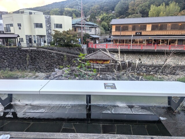 【伊豆マリオットホテル修善寺】修禅寺を望む足湯スポット