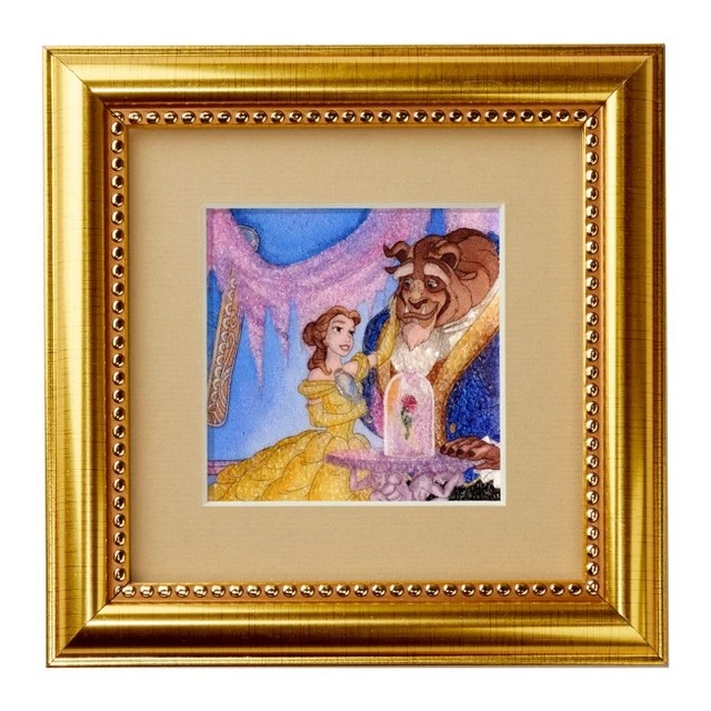 ジュエリー絵画　『美女と野獣』 SSサイズ （DBB1SS) 38,000円
