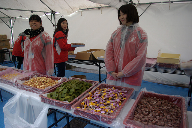 給スイーツ所は、とても華やか！