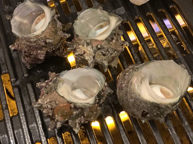 千葉県産サザエの浜焼き