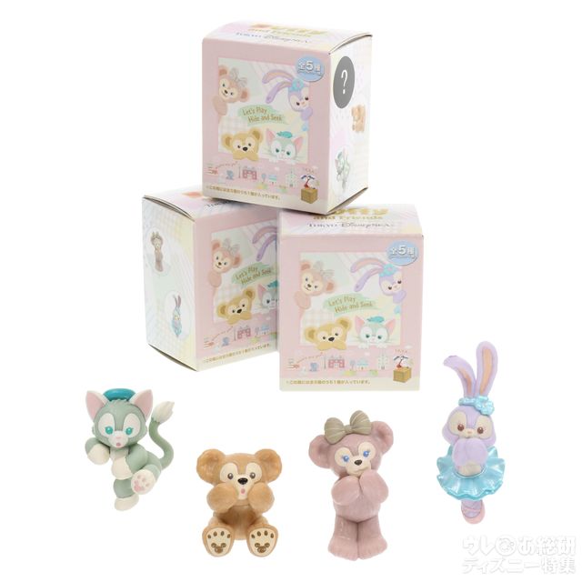 フィギュア(1個)¥750|「ダッフィーたちのかくれんぼ(Let's Play Hide and Seek)」