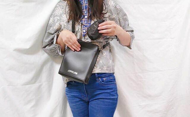 コンパクトにすれば、小さめバッグにもサッと入れることができる【MOOMIN（ムーミン）たっぷり入る ビッグエコバッグ「リトルミイver.」】