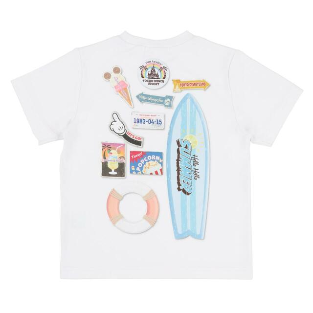 Tシャツ(100~120) 2,900円|夏の東京ディズニーリゾート「Hello Hello SUMMER!」グッズ|販売店舗:東京ディズニーランド「グランドエンポーリアム」、東京ディズニーシー「タワー・オブ・テラー・メモラビリア」|発売日:2026年6月11日(木)