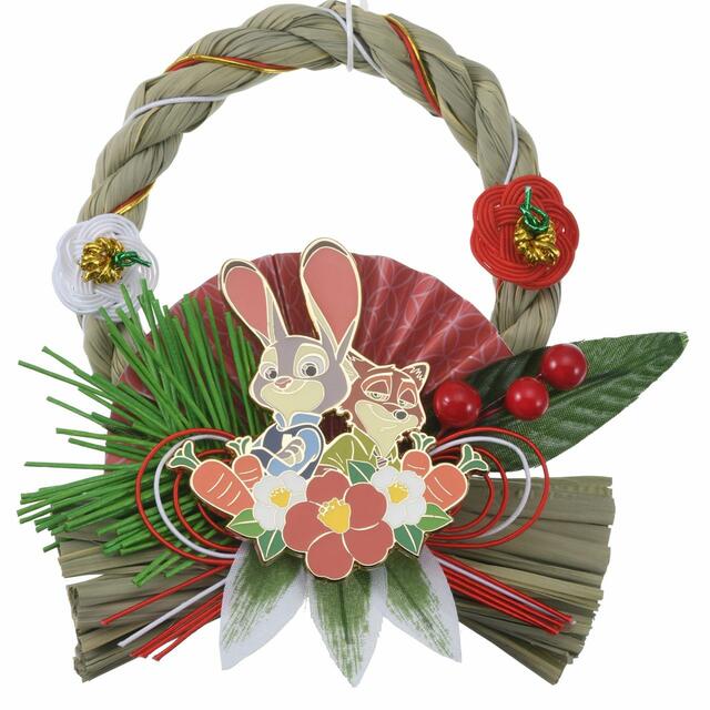 ジュディ・ホップス＆ニック・ワイルド しめ飾り HAPPY JUDY YEAR 2,200円