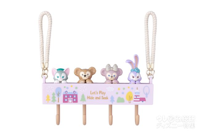 キーフック ¥2,800｜「ダッフィーたちのかくれんぼ（Let's Play Hide and Seek）」