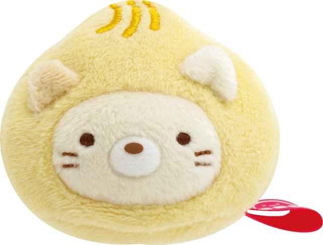 【すみっコぐらし】「てのりぬいぐるみ　ねこ（カレーまん）」￥1,100