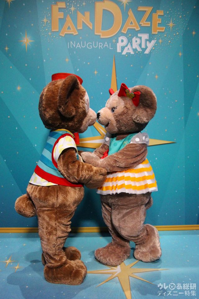 Disney FanDazeのダッフィー&シェリーメイのペアグリーティング
