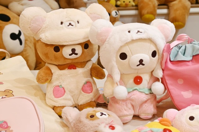【サンエックスショールーム】コリラックマのいちごないちにち　コリラックマとお揃いのリラックマもかわいい