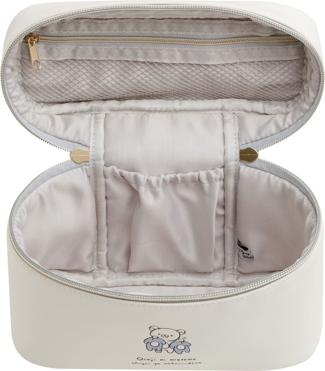 【リラックマ】「バニティポーチ」収納力抜群！