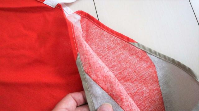 【カルディ ふろしき風エコバッグ】柄はプリントで、洗濯は手洗い推奨