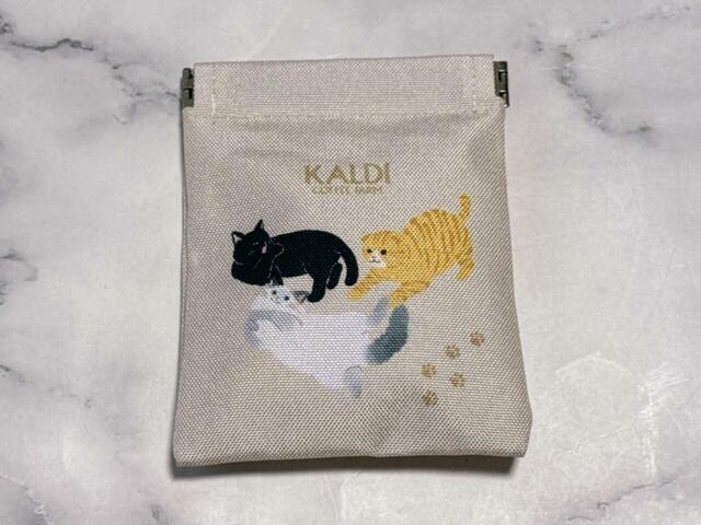 ぱっちんポーチ （にゃつver）／税込448円