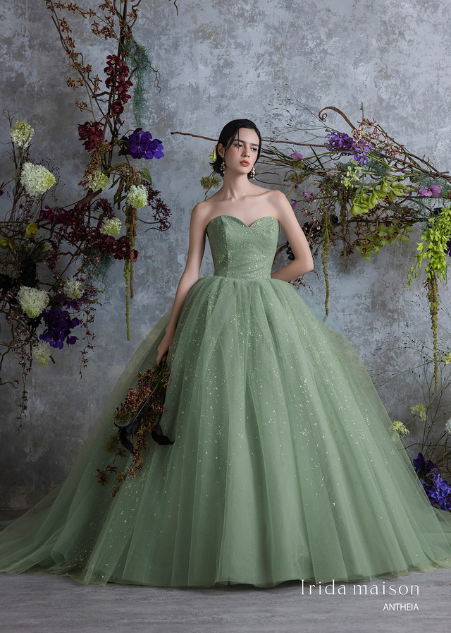 クラウディア｜「Irida maison（イリーダメゾン）」新作ウェディングドレス｜IM-0048_Green