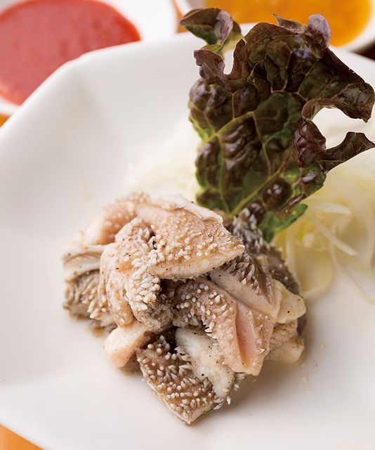 うまい肉「名店の逸品」／焼肉名門（四谷三丁目）　タコせんまい　1500円（税別）