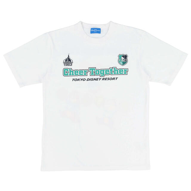 Tシャツ（S〜LL） 2,900円｜東京ディズニーリゾート「ポンポンを持ったミッキーたちが元気に盛り上げてくれるグッズ」｜販売店舗：東京ディズニーランド「グランドエンポーリアム」、東京ディズニーシー「エンポーリオ」｜発売日：2025年4月24日（木）