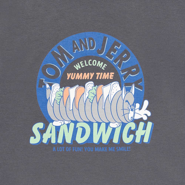 グラフィックT(5分袖) ¥1,290｜GU「トムとジェリー」コレクション