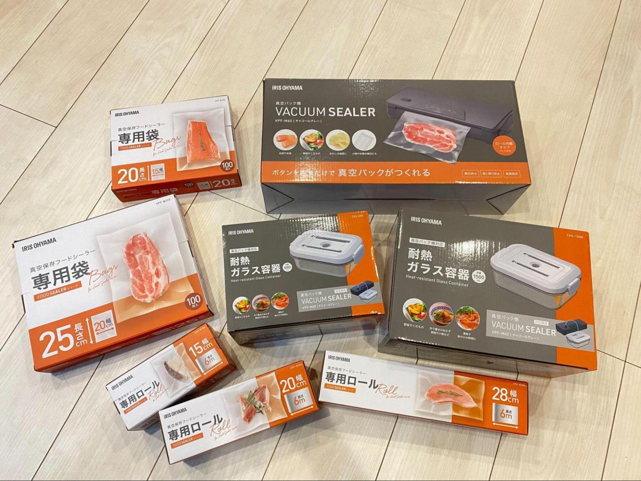 鮮度長持ちをサポート！アイリスオーヤマの真空パック機「VPF-M60 