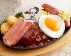 「スヌーピーのアメリカンハンバーグ」＜1,099円（税込：1,208円）＞【「ジョイフル×ピーナッツ コラボキャペーン」開催】
