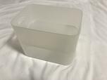 【無印良品　ポリプロピレンメイクボックス・１／２横ハーフ】サイズも色もGood