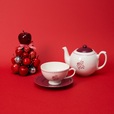カップ＆ソーサー ￥2,530、ティーポット ￥4,400