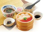 「帆立といくらの二色丼セット」 2,699円(税込2,968円)【和食さとの期間限定北海道フェア&食べ放題】