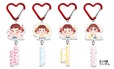 【FUJIYA Smile Switch Festa「どれから食べルック？ in 銀座三越」販売グッズ】「ペコちゃん愛が爆発！2連チャーム」 660円＜ランダム全10種＞