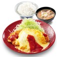 オムチーズチキンカツ定食　690円（税込745円）