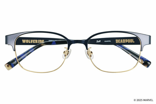 メガネ ¥12,200|Zoff「MARVEL COLLECTION DEADPOOL&WOLVERINE」DEADPOOL&WOLVERINE MODEL