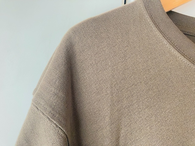 【UNIQLO U クレープコットンスナップワンピース（半袖）】ブラトップの上に一枚で着てみましたが、下着の透け感はありませんでした