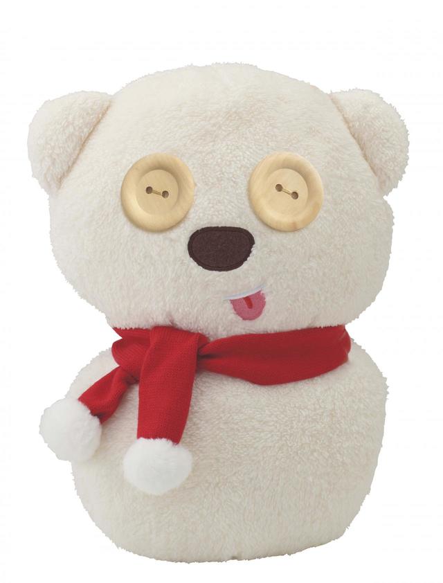 ハンドマフクッション：3,500 →手をさし込めばぬくぬく! ハンドウォーマーとしても使えるハンドマフクッション。おうち時間をかわいい雪だるまティムと楽しんでね。(11/1~発売開始)
