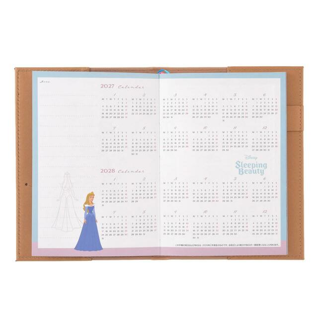 眠れる森の美女 手帳・スケジュール帳 B6 型押し ストーリーブック CALENDAR & ORGANIZER 2027 2,900円