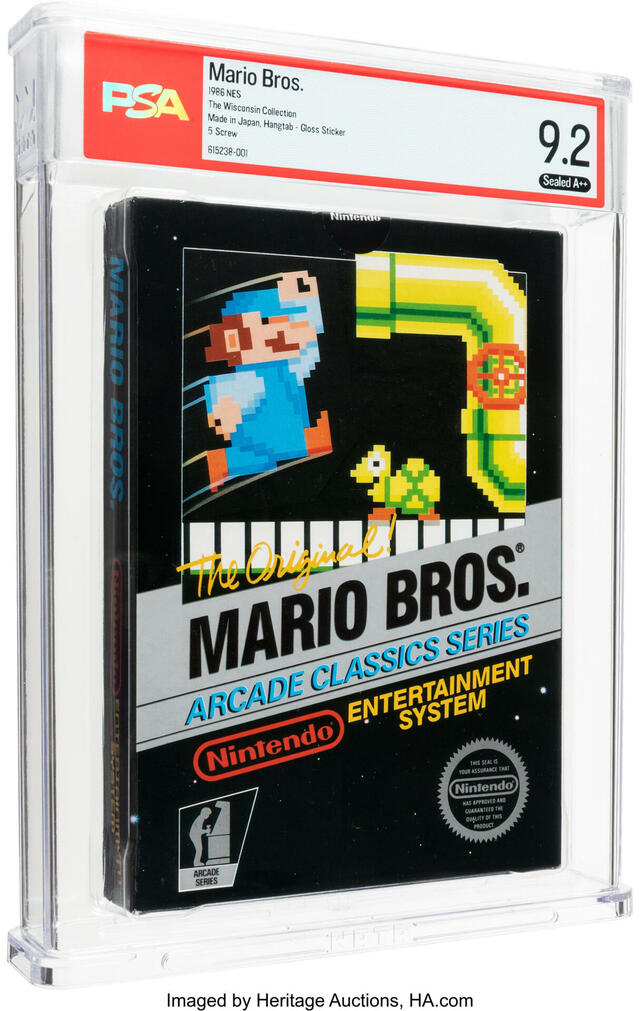 『Mario Bros.』【ヘリテージ・オークションズ、8/28〜29にビデオゲーム・オークションを開催】