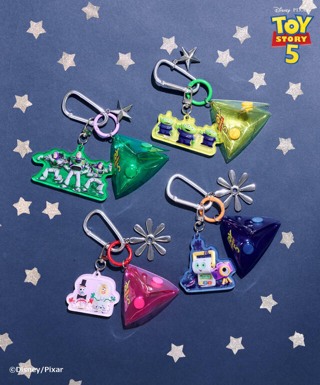 「AMERICAN HOLIC（アメリカンホリック）」【TOY STORY 5】ポーチ付きシャカシャカチャーム(¥2,990)