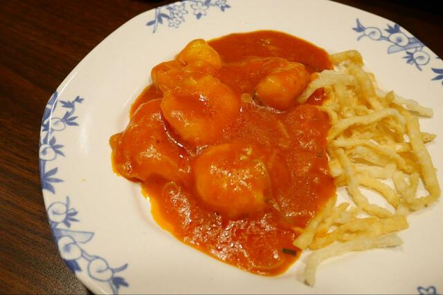 【バーミヤン 火鍋しゃぶしゃぶ】スペシャル特典の海老のチリソース